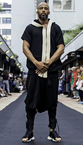 ByTheR Harem Pants for Men Goth Genie Boho Baggy Trousers with Rope Belt Black in Saudi Arabia