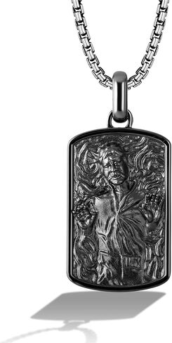 Star Wars™ Fine Jewelry In Carbonite Men's Pendant Silver with Black Rhodium in Saudi Arabia