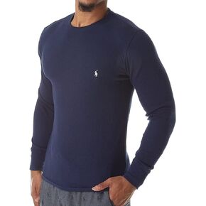 POLO RALPH LAUREN Waffle-Knit Long Sleeve Crew Shirt (PWLCFR) 2XL/Cruise Navy in Saudi Arabia