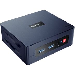 معالج Beelink الجيل الحادي عشر N5095 (2.0 جيجا هرتز إلى 2.9 جيجا هرتز)، كمبيوتر Mini S Mini مع نظام Win 11، 8 جيجا DDR4 / 128 جيجا SSD، كمبيوتر صغير يدعم رسومات 4K UHD / Dual HDMI / 2.4G + 5.0G WiFi5 / BT 4.0 in Kuwait