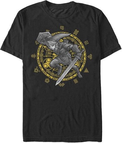 Nintendo Men's Legend of Zelda Link Tonal Triforce Collage in Kuwait
