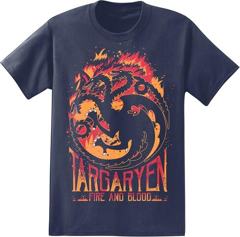 Game of Thrones Targaryen Fire and Blood Mens and Womens Short Sleeve T-Shirt in Kuwait