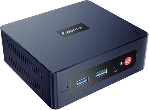 معالج Beelink الجيل الحادي عشر N5095 (2.0 جيجا هرتز إلى 2.9 جيجا هرتز)، كمبيوتر Mini S Mini مع نظام Win 11، 8 جيجا DDR4 / 128 جيجا SSD، كمبيوتر صغير يدعم رسومات 4K UHD / Dual HDMI / 2.4G + 5.0G WiFi5 / BT 4.0 in Kuwait
