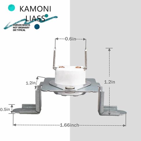 6931EL3003D صمام حراري لمنظم الحرارة، منظم حرارة عالي الحد متوافق مع نماذج مجفف LG وGE وKenmore - يستبدل 1268366، AP4440975، AH3530485، EA3530485، PS3530485 in Saudi Arabia