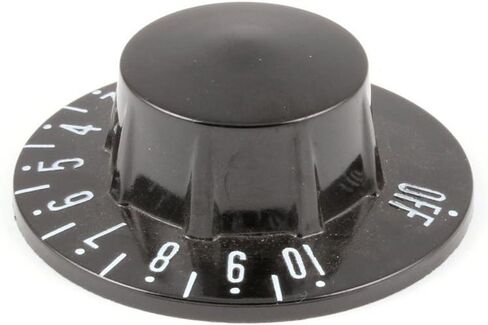 Atlas Metal 1097 Thermostat Knob , Black in Saudi Arabia