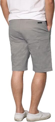 URBANJ Men's Slim-Fit 10.5" Inseam Lightweight Comfort Stretch Chino Shorts in Saudi Arabia