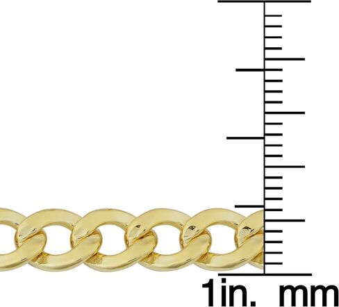 Kooljewelry 14k Yellow Gold Filled High Polish Miami Cuban Curb Link Chain Bracelet (6 mm, 8.5 inch) in Saudi Arabia