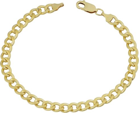 Kooljewelry 14k Yellow Gold Filled High Polish Miami Cuban Curb Link Chain Bracelet (6 mm, 8.5 inch) in Saudi Arabia