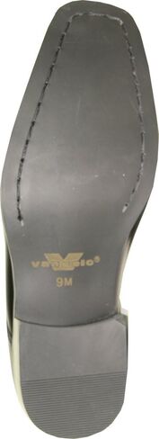 VANGELO Men's Tuxedo Shoes TUX-3 Fashion Square Toe with Wrinkle Free Material Black Patent 14W in Kuwait