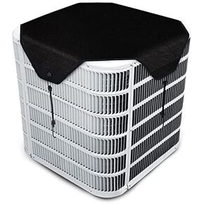 Roastove Central Air Conditioner Cover for Outside Units, Durable AC Cover for Outside Unit,Top Universal Outdoor AC Cover Defender (36"*36",Mesh Black),WITHOUT bungee cords. in Kuwait