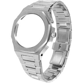 Hontao GA2100 5rd Model Home Oak All Metal Bezel Strap Simple Style In-one Watch Bands For GA2100/2110 Accessories in Saudi Arabia