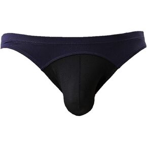 YUYANG 55 Mens Color Wide Belt Soft Briefs Fashion Sexy Small Mesh Underwear