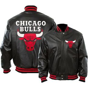 Men’s Chicago Vintage Baseball Bomber Leather Jacket - Ultra Game Letterman Baseball Varsity Black Leather Bull Jacket in Saudi Arabia
