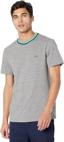 Lacoste Short Sleeve Semi Fancy Multicolor Collar in Kuwait