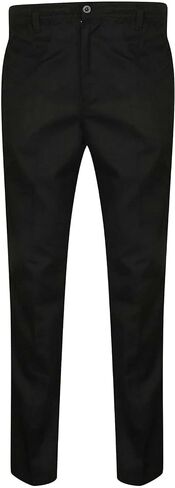 DIGITALSPOT Mens Elasticated Rugbi Trousers Adults Full Length Workwear Casual Smart Pants in Saudi Arabia