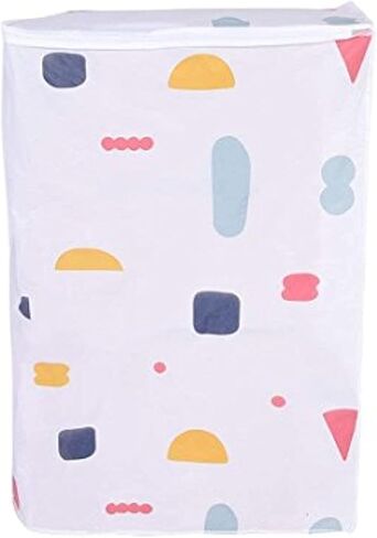 Yosoo Dust Proof Roller Washing Machine Top Covers, Waterproof Washer/Dryer Cover Protective Dust Storage Bag, Top Load (22.44 x 22.44 x 34.65in) in Saudi Arabia