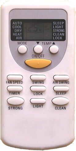 Replacement Air Conditioner Remote Control for Yonan Sairon JBS Transco Fujiya Turbo Air lux Celestial Hoffwel Tristar Cartel Nakatomy El in Saudi Arabia