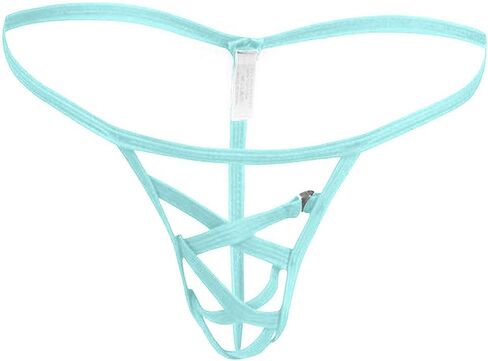 Waist Ice G-Strings Silk Briefs Sexy Bikini Micro Men'sLow Male Panties Mens Intimates Womens Tuxedo (Coffee, One Size) in Kuwait