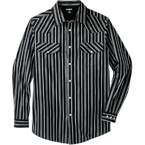 KingSize Boulder Creek Men's Big & Tall Western Snap Front Shirt in Kuwait