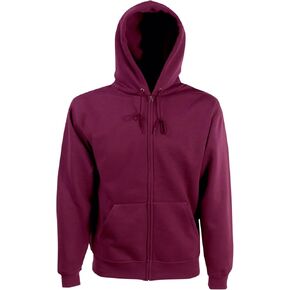 Fruit of The Loom Mens Hooded Sweatshirt Jacket (L) (Classic Olive) in Saudi Arabia