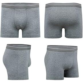 Men’s Boxer Briefs | Gray Tagless Soft Underwear for men | Bengal Boxers | Pack of 5 in Saudi Arabia