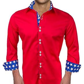 Patriotic Designer Dress Shirts - Made in USA in Saudi Arabia