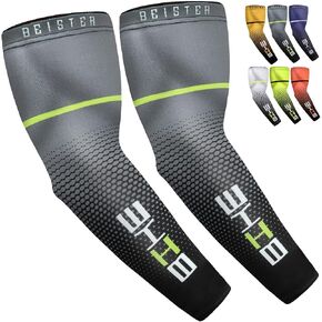 beister UV Sun Protection Cooling Compression Sleeves Arm Sleeves Men Women Cycling in Saudi Arabia
