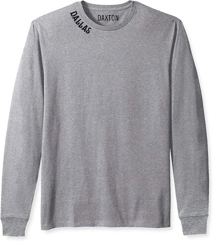 Daxton Premium Dallas Men Long Sleeves T Shirt Ultra Soft Medium Weight Cotton in Saudi Arabia