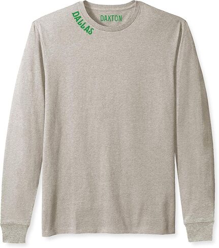 Daxton Premium Dallas Men Long Sleeves T Shirt Ultra Soft Medium Weight Cotton in Saudi Arabia