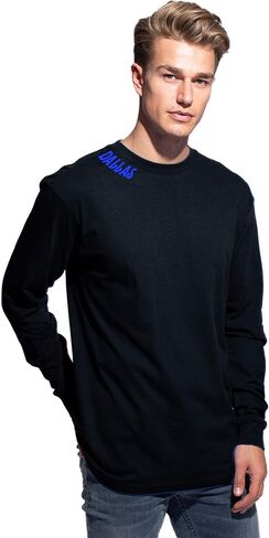 Daxton Premium Dallas Men Long Sleeves T Shirt Ultra Soft Medium Weight Cotton in Saudi Arabia