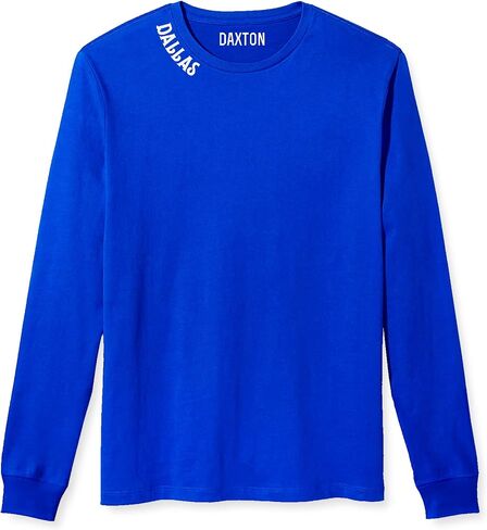 Daxton Premium Dallas Men Long Sleeves T Shirt Ultra Soft Medium Weight Cotton in Saudi Arabia