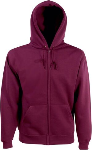 Fruit of The Loom Mens Hooded Sweatshirt Jacket (L) (Classic Olive) in Saudi Arabia