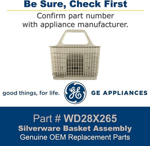 GE WD28X265 Genuine OEM Silverware Basket for GE Dishwashers in Saudi Arabia