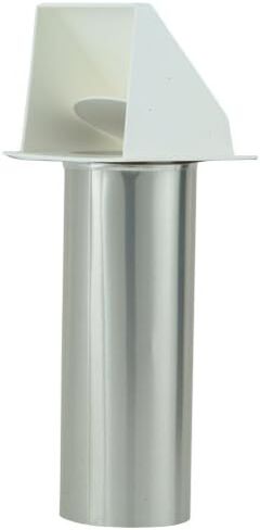Whirlpool 4396007RW 10.5-Inch Tail Back Draft Flapper Dryer Vent Hood in Saudi Arabia