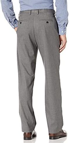 J.M. Haggar Men's Classic Fit Flat Front Dress Pant-Regular and Big & Tall Sizes in Kuwait