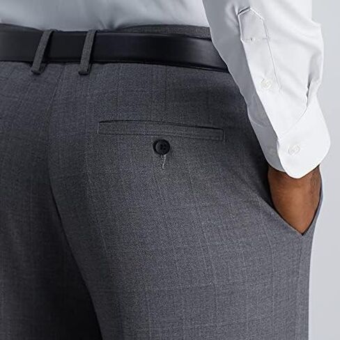 J.M. Haggar Men's Classic Fit Flat Front Dress Pant-Regular and Big & Tall Sizes in Kuwait