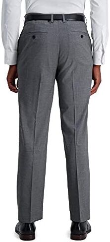 J.M. Haggar Men's Classic Fit Flat Front Dress Pant-Regular and Big & Tall Sizes in Kuwait