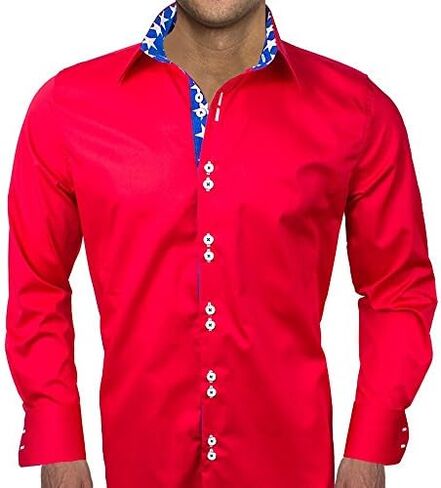 Patriotic Designer Dress Shirts - Made in USA in Saudi Arabia