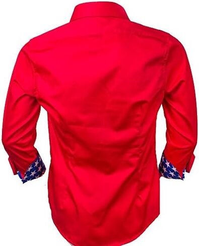 Patriotic Designer Dress Shirts - Made in USA in Saudi Arabia