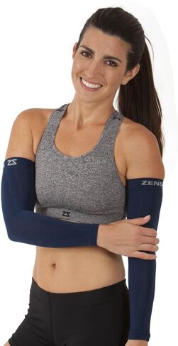 Zensah Compression Arm Sleeves- Sun, UV protection, Thermal Regulating sleeve for Men and Women in Saudi Arabia