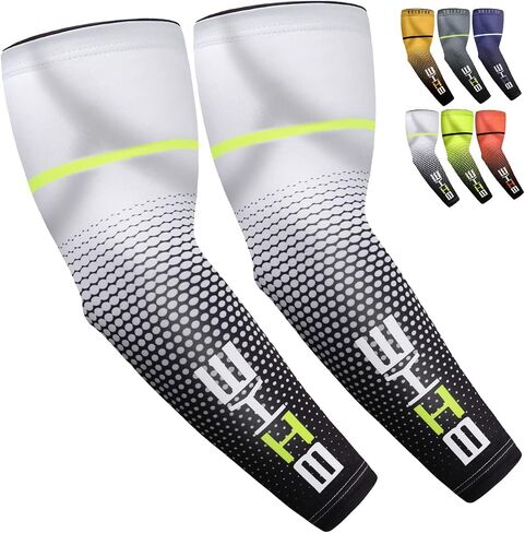 beister UV Sun Protection Cooling Compression Sleeves Arm Sleeves Men Women Cycling in Saudi Arabia
