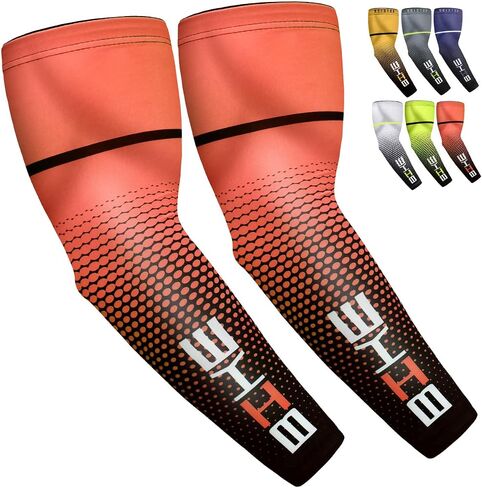 beister UV Sun Protection Cooling Compression Sleeves Arm Sleeves Men Women Cycling in Saudi Arabia