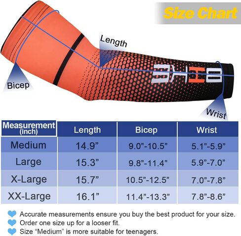 beister UV Sun Protection Cooling Compression Sleeves Arm Sleeves Men Women Cycling in Saudi Arabia