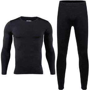 HEROBIKER Long Johns Thermal Underwear for Men Skiing Winter Warm Hunting Gear Fleece Lined Base Layer Set Top Bottom