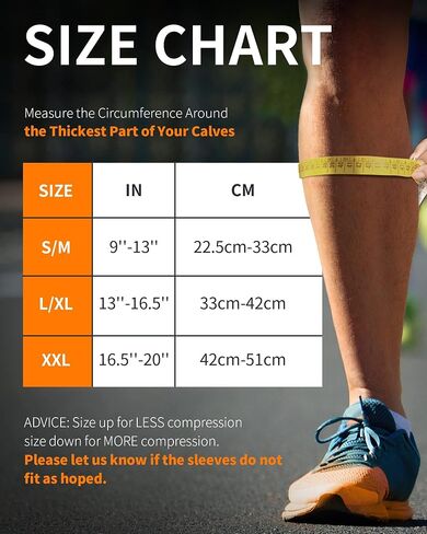 CAMBIVO 3 Pairs Calf Compression Sleeve for Women and Men,Leg Brace for Running, Cycling, Shin Splint Support for Working out(Black, Large-X-Large) in Saudi Arabia