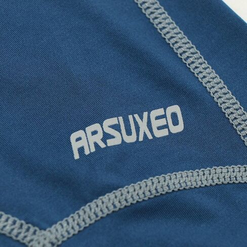 ARSUXEO Men's 3/4 Running Compression Tights Capri Pants K75 in Kuwait