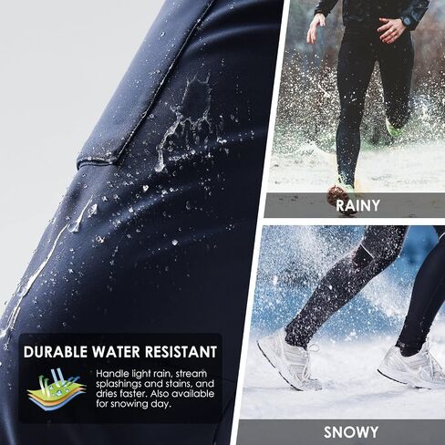 BALEAF Men's Fleece Lined Hiking Cargo Pants Waterproof Softshell Snow Ski Pants Winter Outdoor Clothing with Zipper Pockets in Saudi Arabia