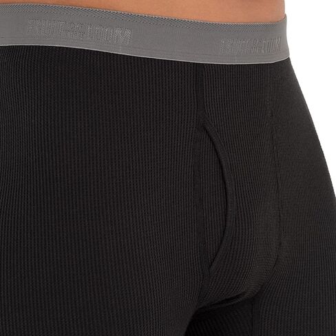 Fruit of the Loom Men's Recycled Premium Waffle Thermal Underwear Long Johns Bottom (1, 2, 3, and 4 Packs) in Saudi Arabia
