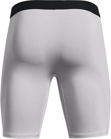 ملابس داخلية قصيرة للرجال من Under Armour مصنوعة من نسيج شبكي طويل الساق، درزة داخلية 9 بوصات، راحة طوال اليوم وفائقة النعومة، عبوة من 3 قطع in Kuwait