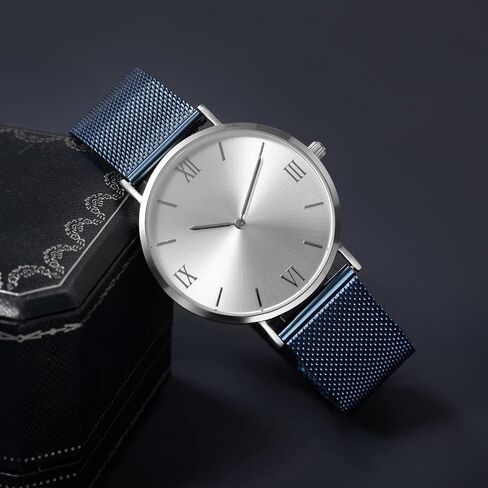 EACHE Stainless Steel Mesh Watch Band for Men Women, Quick Release Mesh Watch Straps 12mm 14mm 16mm 18mm 20mm 22mm in Saudi Arabia